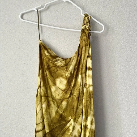 New $119 Zara Asymmetric Khaki Dress Limited Edition 3272/166 XS Extra Small - Picture 9 of 15